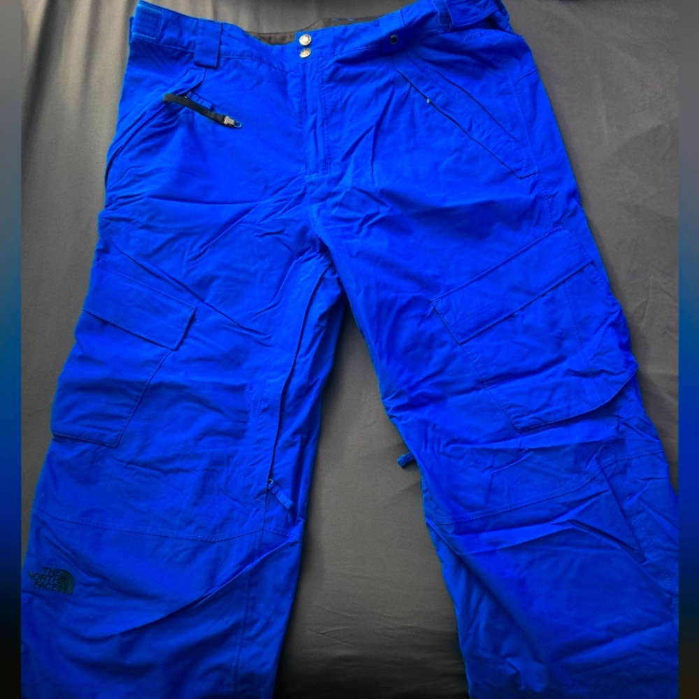 The North Face Men's RoyalBlue Cargo Ski Pants   (Winterproof) Great DEAL